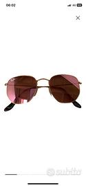 Ray ban a specchio rosa