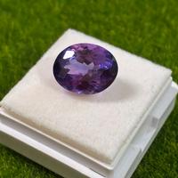 Zaffiro viola 7.20 ct taglio Ovale certificato