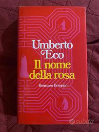 Umberto Eco - il nome della rosa - 1ª edizione