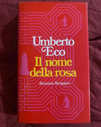 Umberto Eco - il nome della rosa - 1ª edizione