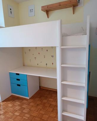 Cameretta a soppalco ikea