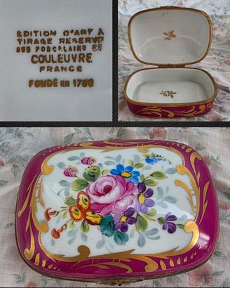 scatola porcellana francese vintage,si spedizione 