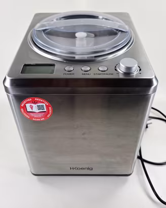 Gelatiera H.Koenig HF340 2 litri con compressore
