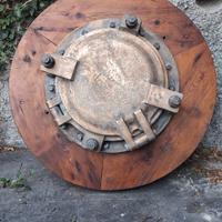 Oblo Nave Anni 90' 70cm,55kg, Diametro vetro 30 cm