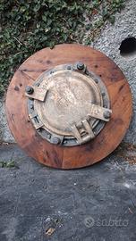 Oblo Nave Anni 90' 70cm,55kg, Diametro vetro 30 cm