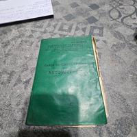 libretto originale Fiat 850 Spider da collezione 