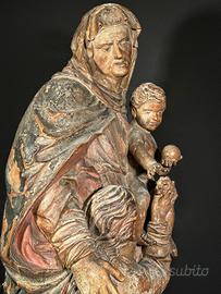 Scultura lignea raffigurante Sant'Anna