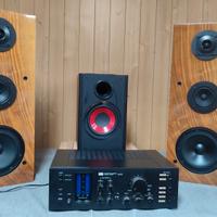 Amplificatore integrato Sansui AU-D5 con casse 