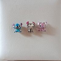 lotto charm pandora Disney Stitch angel originali