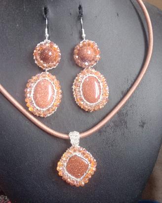 orecchini  e collana