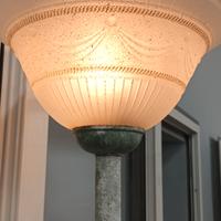 lampada a pavimento vintage 