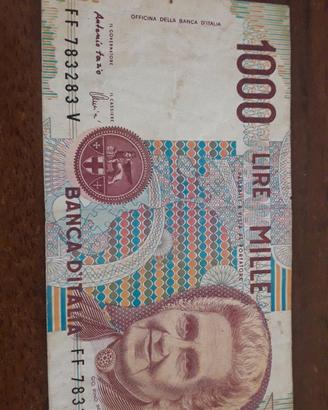 BANCONOTA 1000 LIRE MONTESSORI