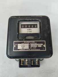 Contatore elettrico monofase Enel vintage 