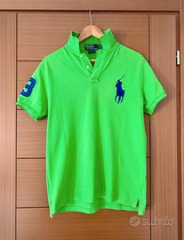 Polo Ralph Lauren verde NUOVA