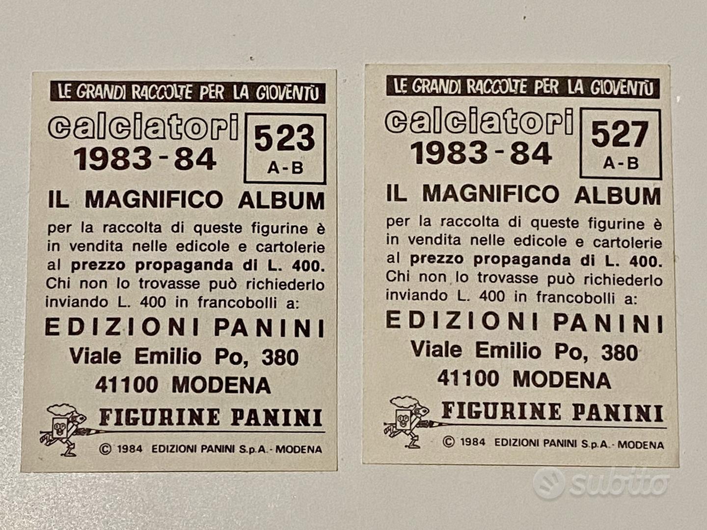 FIGURINA CALCIATORI PANINI 1983/84 - Nuova/New N.10 De Vecchi - Ascoli