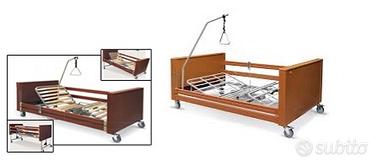 Letto elettrico+materasso antidecubito ad aria