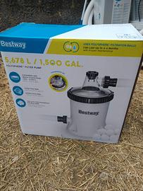 Bestway Pompa con Filtro Polisferico 5678 L/h