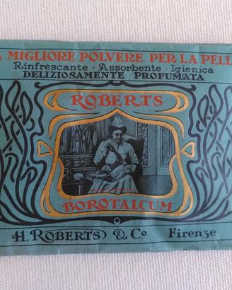 Bustina Borotalco Roberts anni '70