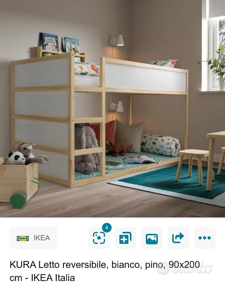 Camerette Letto Reversibile Kura Ikea Cameretta Montessori Lettini