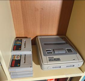 Super Nintendo con giochi