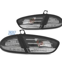 FANALI SEAT LEON 09-12 LED TIPO CELIS FONDO NERO