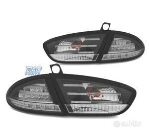 FANALI SEAT LEON 09-12 LED TIPO CELIS FONDO NERO