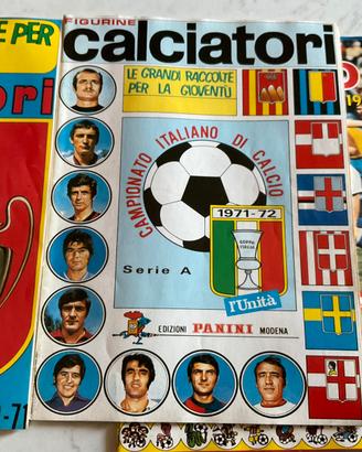 6 album Calciatori anastatici l'Unità 1995