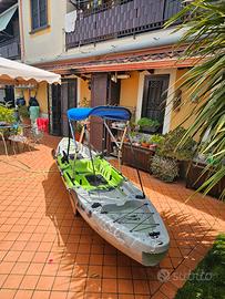 kayak biposto rigido, canoa biposto rigida