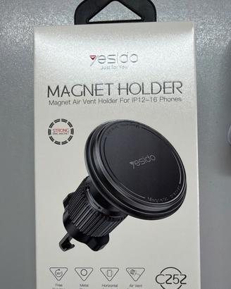 Supporto Auto Smartphone Magnetico MagSafe +Anello