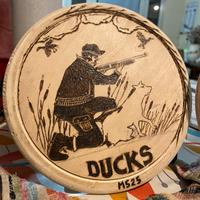 Quadretto scene caccia