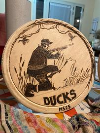 Quadretto scene caccia