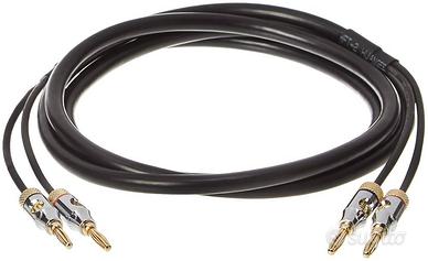Coppia cavi banana HiFi 1mt