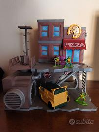 Diorama tartarughe Ninja con accessori