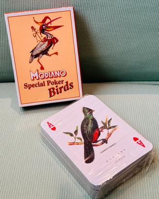 Carte da gioco Modiano SPECIAL POKER BIRDS