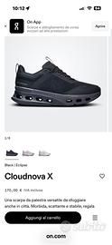 Scarpe qc nuove da donna cloudnova