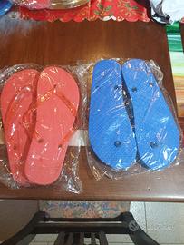 stock di n10 paia ciabatte infradito