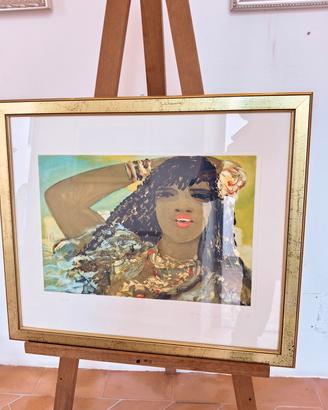 Salvatore Fiume serigrafia edizione Bora 