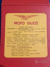 Vintage Carta stradale d'Italia Moto Guzzi