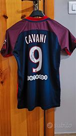 Maglia PSG Cavani autografata 