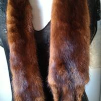 Sciarpa vintage ermellino