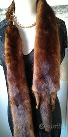 Sciarpa vintage ermellino