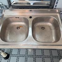 Lavello Cucina Incasso Acciaio Inox - Doppia Vasca