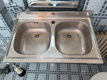 Lavello Cucina Incasso Acciaio Inox - Doppia Vasca