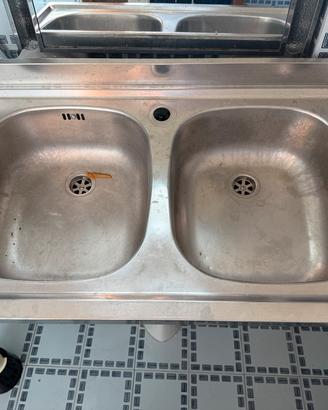 Lavello Cucina Incasso Acciaio Inox - Doppia Vasca