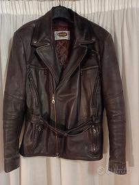 Giacca in pelle da moto uomo 
