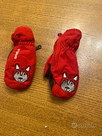 Guanti neve scii NUOVI bambino Brugi