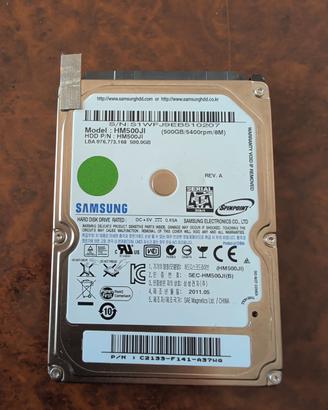 hard disk 2,5" samsung 500GB