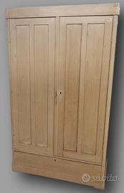 ANTICO ARMADIO D'EPOCA MOBILE DIPINTO LACCATO