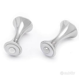 Gemelli Cartier in argento e madreperla