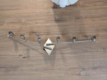 Plafoniera da soffitto - 2 bracci 6 lampade